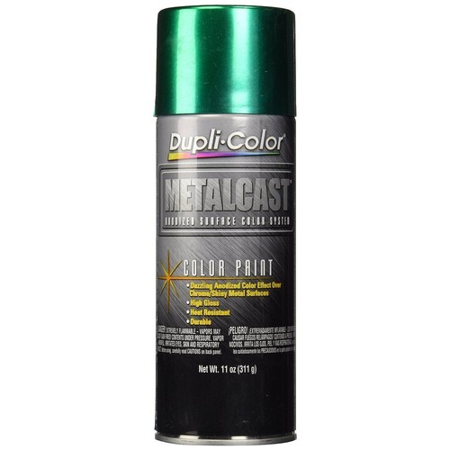 Duplicolor MC203 Metal Cast Green Anodized Spray Paint Aerosol 11oz. eBay