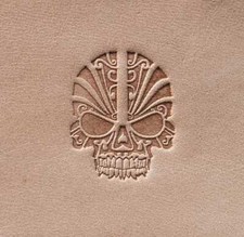 Leather Stamp: Skull 2 - Delrin Material