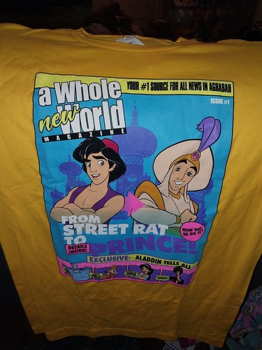 Disney Aladdin Small T Shirt With Tags B32 - 第 2/3 張圖片