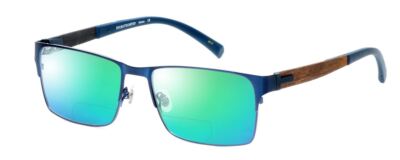 Ducks Unlimited Station Polarized Bi-Focal Sunglasses 41 Option Cobalt Blue 55mm