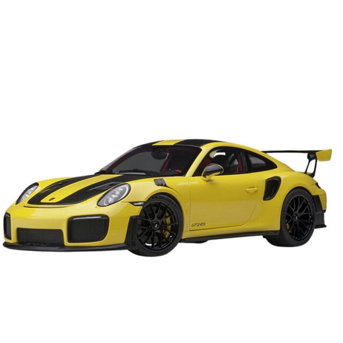 AUTOart Porsche 911 (991.2) GT2 RS Weissach Package Limited Edition 1/18 Scale Model Car - Racing Yellow (78172)