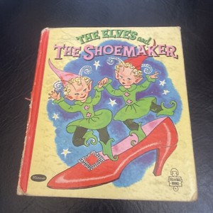 Vintage Children’s Whitman Tell -a-tale Book Vintage The Elves And The Shoemaker