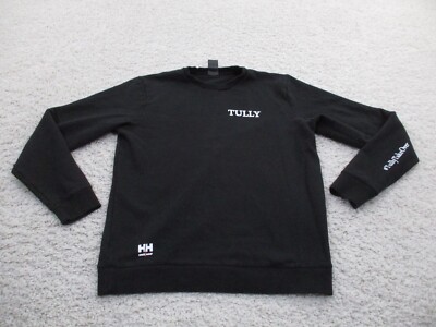 Helly Hansen Sweater Mens Large Black Sweatshirt Pullover Work