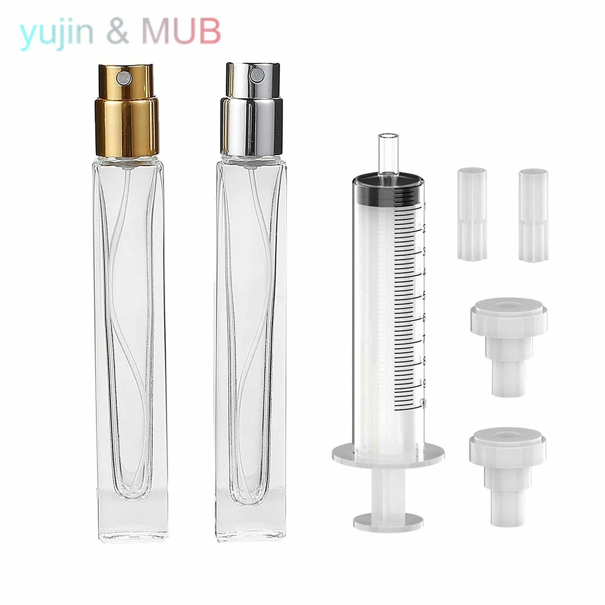 Refillable Travel Perfume Bottle Sealed Empty Glass Perfume