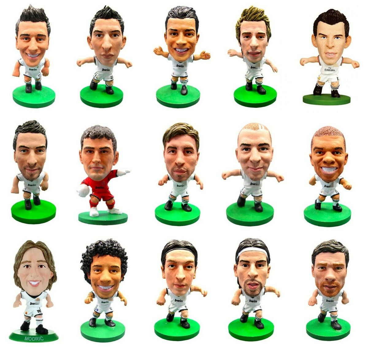 Soccer Starz Football Figure Bale Modric Casillas C.Ronaldo Pepe