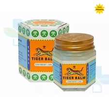 Balm Tiger Thai White Herbal Ointment Aroma Relaxing Massage Relief 30 g  x 6