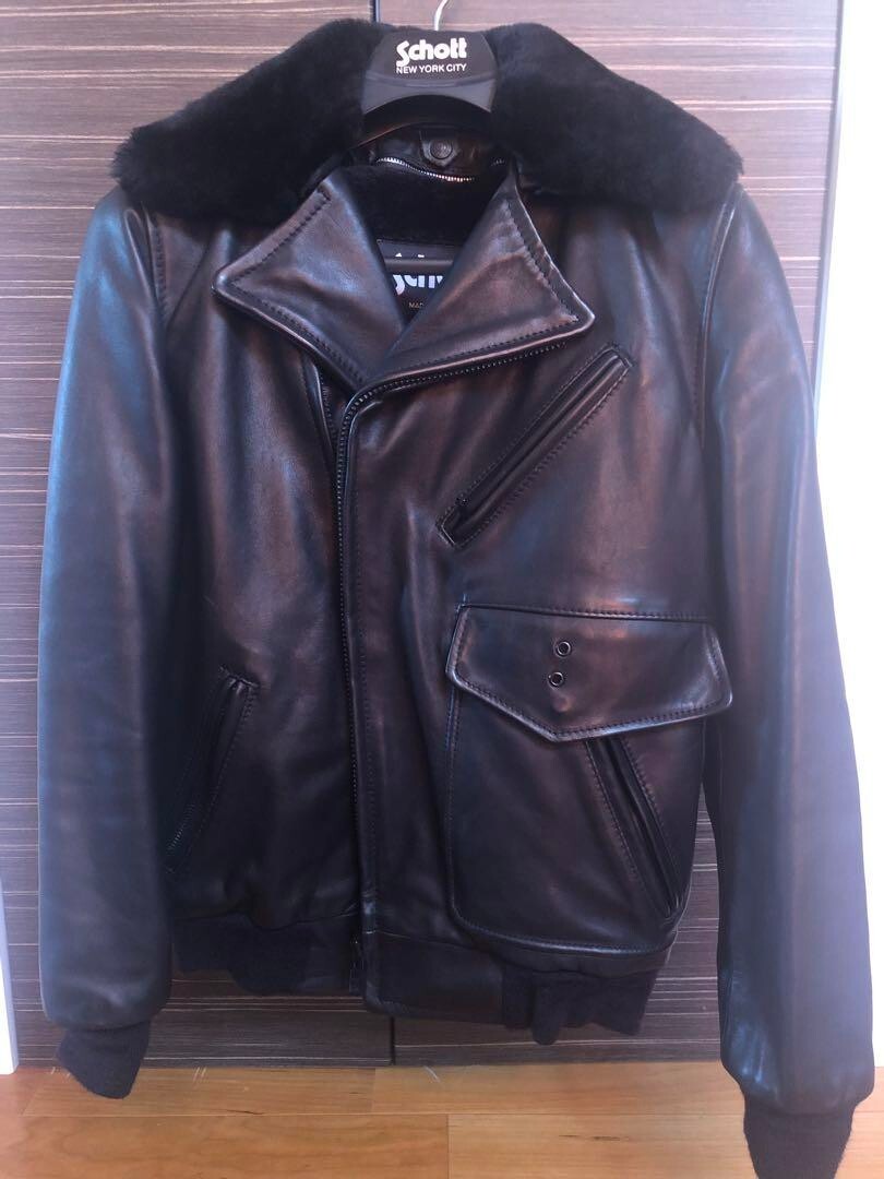 Schott × LAD MUSICIAN Riders Black 42 | eBay