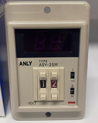 NEW ANLY ASY-2SM Digital Timer