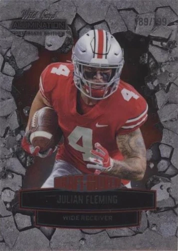2021 Wild Card Alumination NIL Collegiate Edition Julian Fleming #ANDD-27