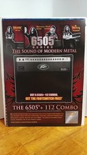 PEAVEY 6505 COMBO GUITAR AMPLIFIERS   PRINT AD 11 X 8.5  B5