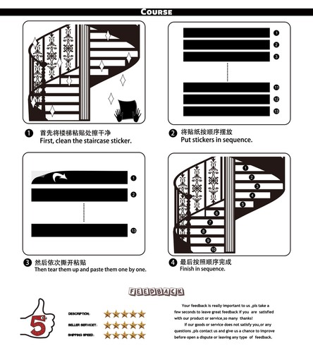 13pcs 3D Stair Riser Staircase Sticker Vinyl Photo Mural Decal Scenery Wallpaper - Picture 9 of 58