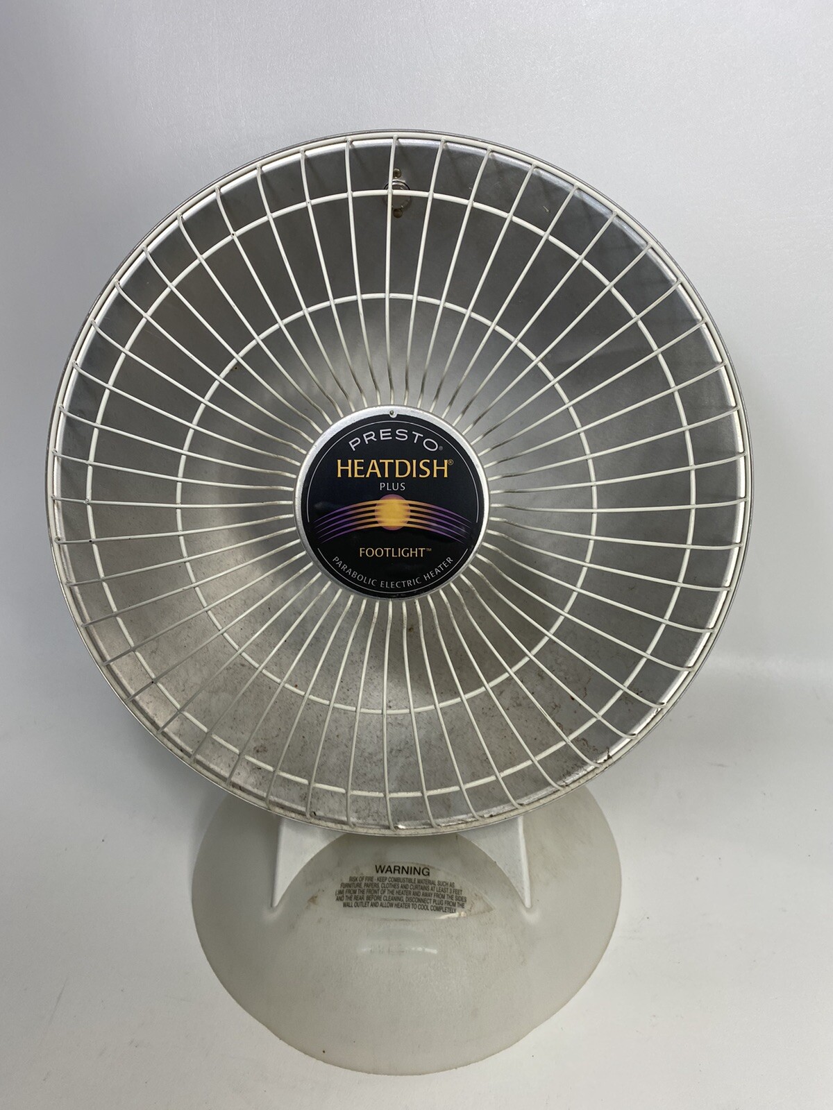 Presto Parabolic Electric Heatdish and Footlight, 3-Setting Heater Model  07903 | eBay