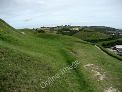 Photo 12x8 Beside Caesar's Camp Folkestone Caesar's Camp on Castle Hi c2010