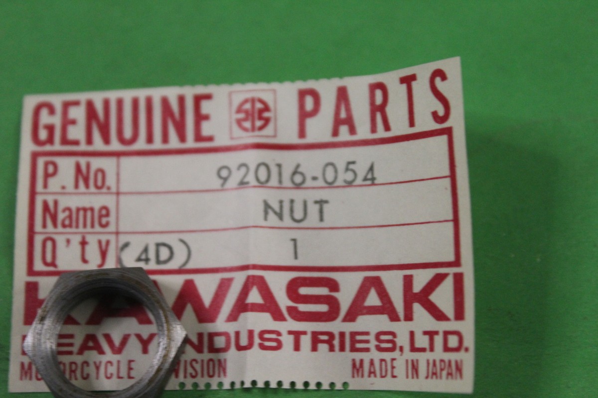 にゅん NOS KAWASAKI KL250 KZ400 KZ200 LOCK NUT PART# 92016-054 | eBay
