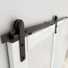 6FT Heavy Duty Sturdy Sliding Barn Door Hardware Kit -Smoothly and Quietly -E...