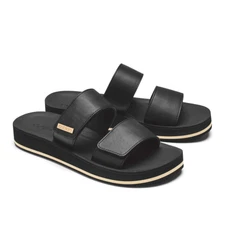 Cobian Dana Rise Black 2-Strap Flatform Slide Sandal Women's US Sizes 5-11 NIB!!