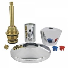Oberteil-Griff Set Unterputzventil UPV 3/4" Ersatzoberteil Fertigmontage Bad