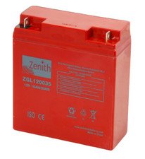 BATTERIA 18A 12V AGM ZENITH ZGL120035 STAZIONARIA MINICAR SPAZZATRICI GOLF 22%