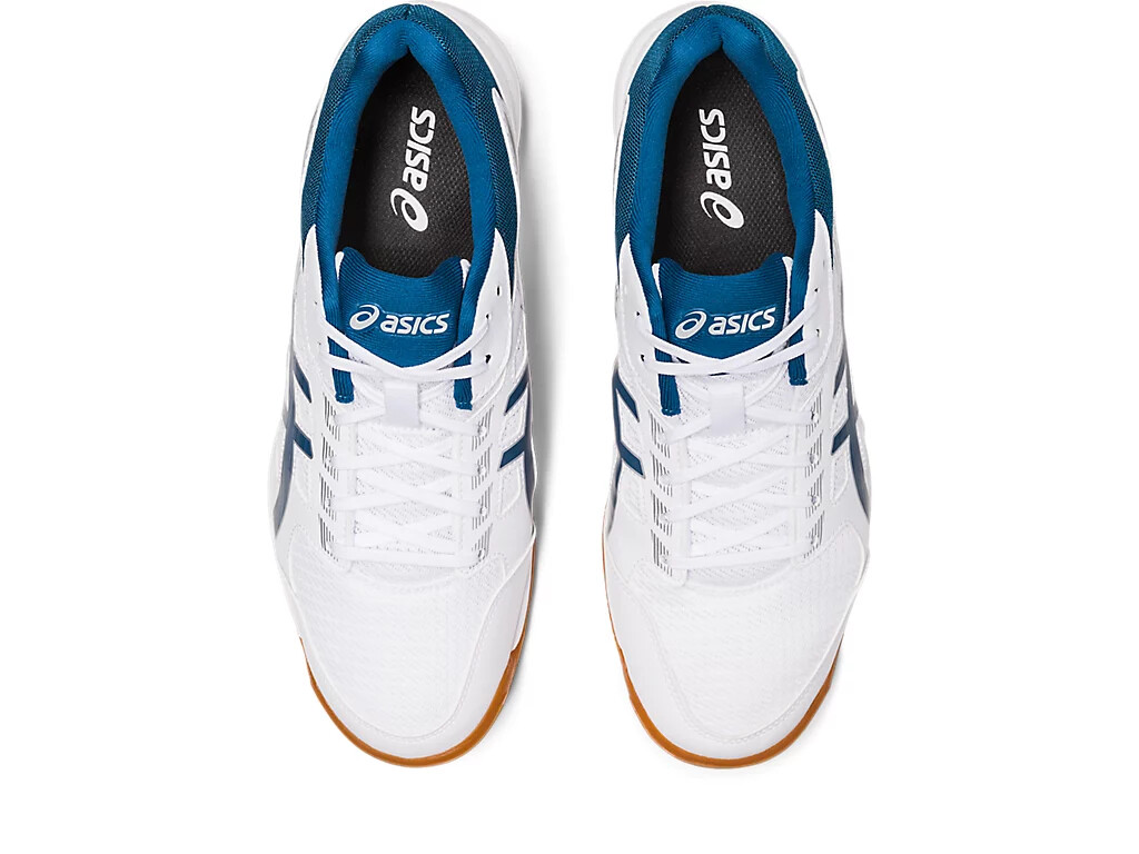 Asics Shoes ATTACK HYPERBEAT 4 White/ Mako Blue 1073A056 100