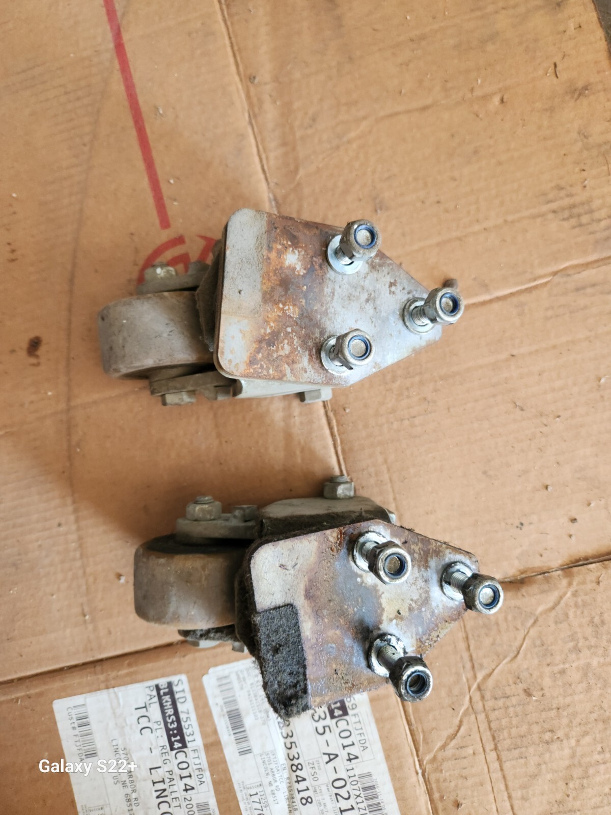 YALE PALLET JACK BALANCE WHEEL CASTERS eBay