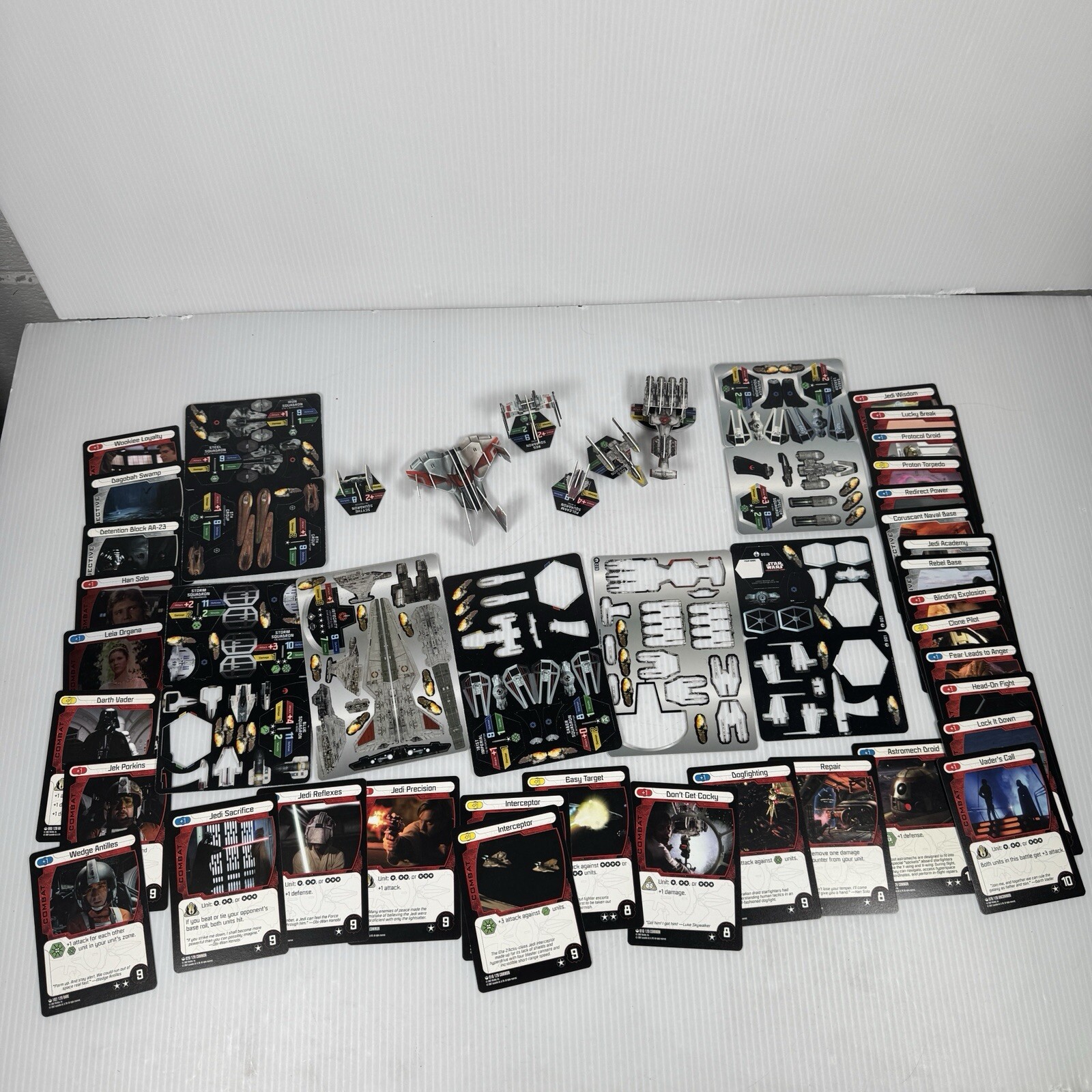 Huge Lot Star Wars PocketModel 2007 WizKids Models, Cards & Unpunched Vehicles