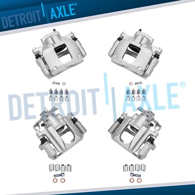 Front Rear Disc Brake Calipers w/ Bracket for 2008-2012 Town and Country Ram C/V