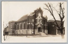 Palmyra Missouri MO Baptist Church Real Photo Postcard RPPC 1910-20