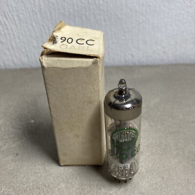 Valvo E90CC = 5920 Röhre, Zweifach Triode, geprüft-near NOS mit Funke W19S, tube