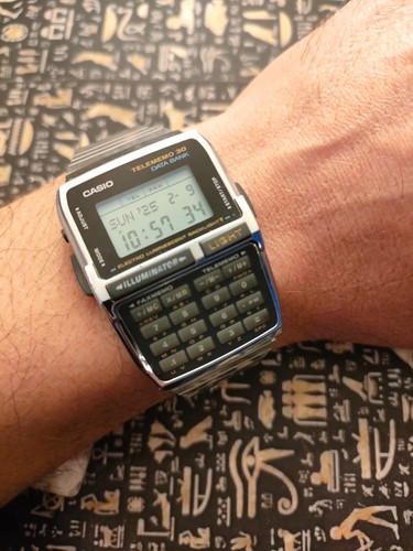 1990s Vintage Original Casio DBC-300 Calculator Telememo 30 Data Bank Mod. 1253 - Picture 9 of 23