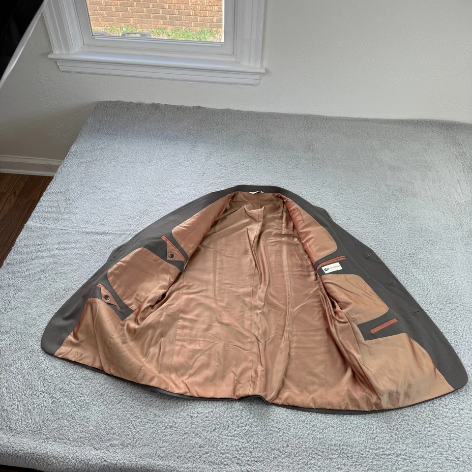 Traje Wilke Rodriguez 2 Piezas Para Hombre 44R Chaqueta Abrigo Deportivo + Pantalones de Vestir 36x28 Foto 3 de 4