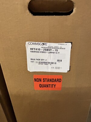 Commscope HELIAX FiberFeed Hybrid Cable Assembly HFT410-2SBVY-15 - 2 Pieces