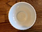 Vintage F T D 1975 Milk Glass Flower Planter Candy Dish Bark Pattern 7” — photo 2
