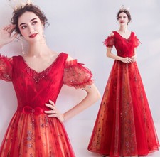 Noble Evening Formal Party Ball Gown Prom Bridesmaid Acting Host Dress TSJY2412