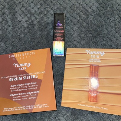 Danessa Myricks 3PC Lot With Twin Flames Liquid Eyeshadow Mystic Fire + Samples