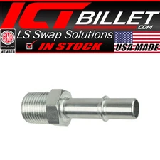 1/2" Quick Connect Male Fuel Hose to 1/2" NPT Adapter Fitting GM Diesel Feed