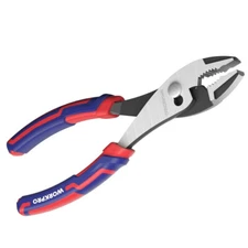 WORKPRO 6-in Slip Joint Plier Rust Prevention Finish Ergonomic-Grip Carbon Steel