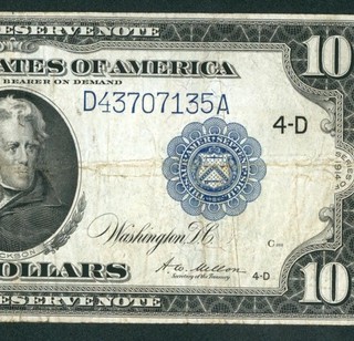 $10 1914 Federal Reserve Note DAILY CURRENCY AUCTIONS
