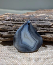 One of a Kind Hand Polished  Agate Cabochon 40x36mm