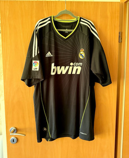 adidas Real Madrid 2010/11 Away ClimaCool Trikot Schwarz Alonso 14 XXL Kurzarm