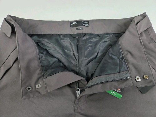 Nuevo con etiquetas Pantalón de esquí Oakley para hombre FN Dry 10K aislado de cedro gris hierro forjado L #7461 - Imagen 4 de 24