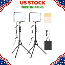 NEW 2 Pack LED Video Light with 63 Tripod Sta...