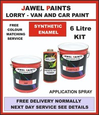 EASY ORDER ( 6 Litre Kit ) SYNTHETIC AUTOMOTIVE PAINT & PRIMER ANY COLOUR