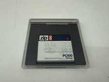 Iomega ZIP 100 PC100 Disk 100MB Originale con Custodia – Vintage