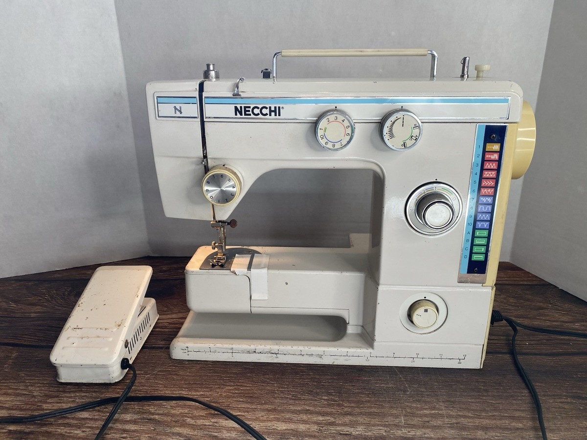 Vintage Necchi Model 537FA Sewing Machine | eBay