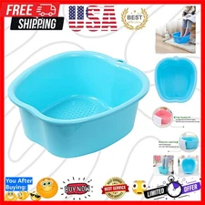 Foot Spa Soaking Tub with Massage Acupoint Foot Bath Soak Tub Feet Bath Basin...