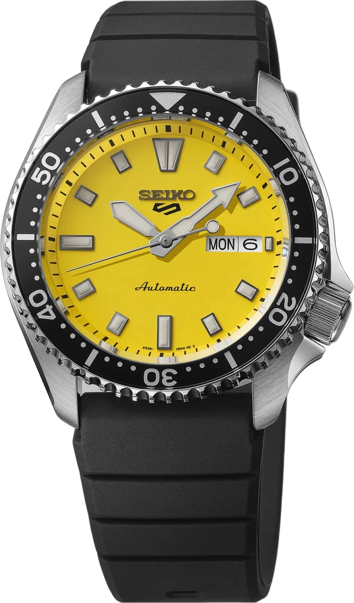 Seiko 5 Sports Rubber Band Casual Wristwatches for sale | eBay