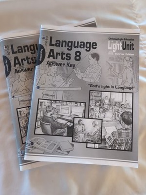 Christian Light Education Answer Keys For Language Arts Starting With 801 -810