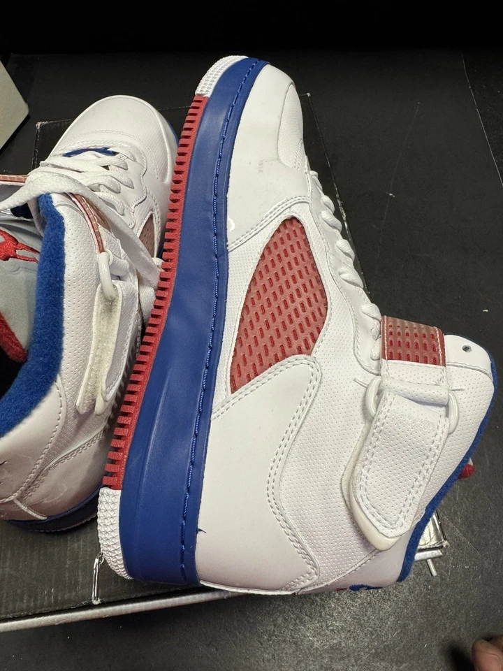 Nike Air Jordan 5 V Fusion Varsity размер 10 М красная синяя лента 318608-162 мужская редкая - Изображение 3 из 4