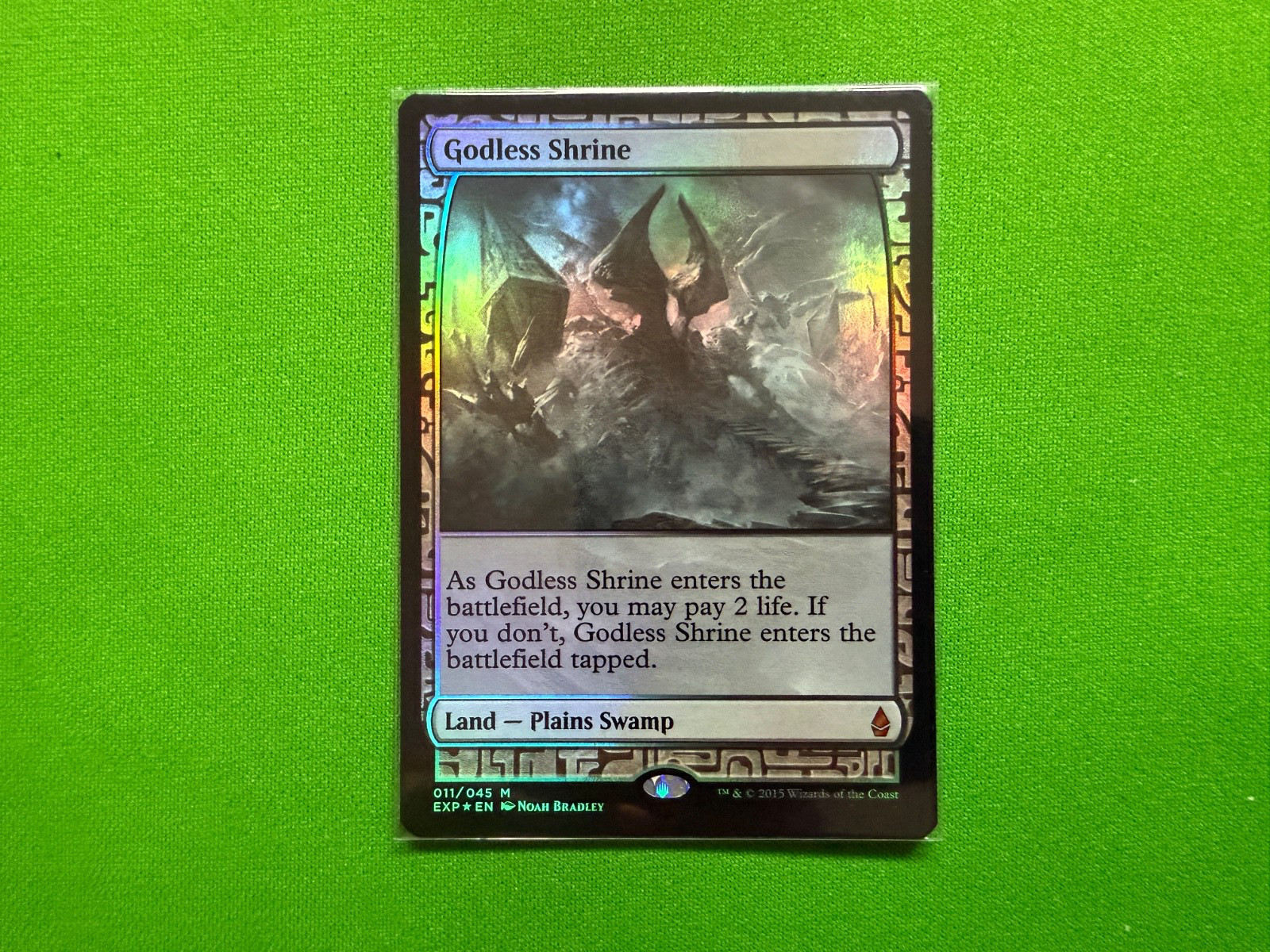1x NM Foil Godless Shrine Zendikar Expedition MTG Magic the Gathering