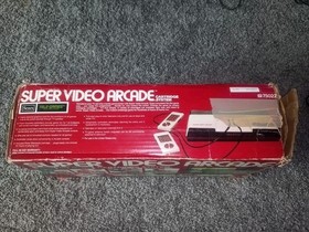 Sears Intellivision Super Video Arcade Console in Box + 18 Games Works See Pics 